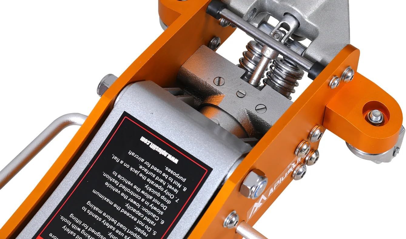 APlusLift AF350G 3-Ton Low Profile Racing Floor Jack – Dual Piston Quick Lift